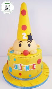 Bumba thema taart voor kinderverjaardag