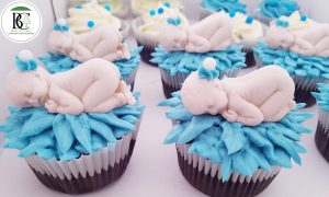 Babyshower thema cupcakes